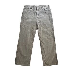 Bullock & Jones‎ Corduroy Pants Mens 38X34 Actually 36X27 Straight Leg Baggy
